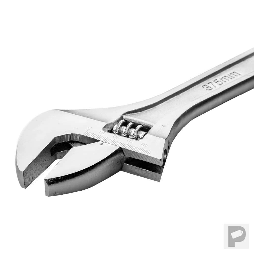 Adjustable Spanner 15" Deli Tools EDL015A (silver)