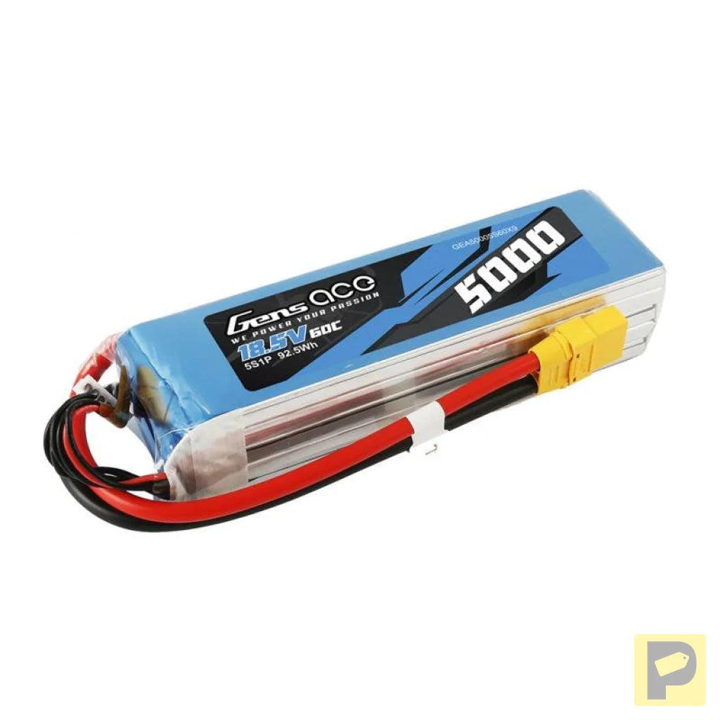 Akumulator LiPo Gens Ace Bashing 5000mAh 18.5V 60C 5S1P - XT90