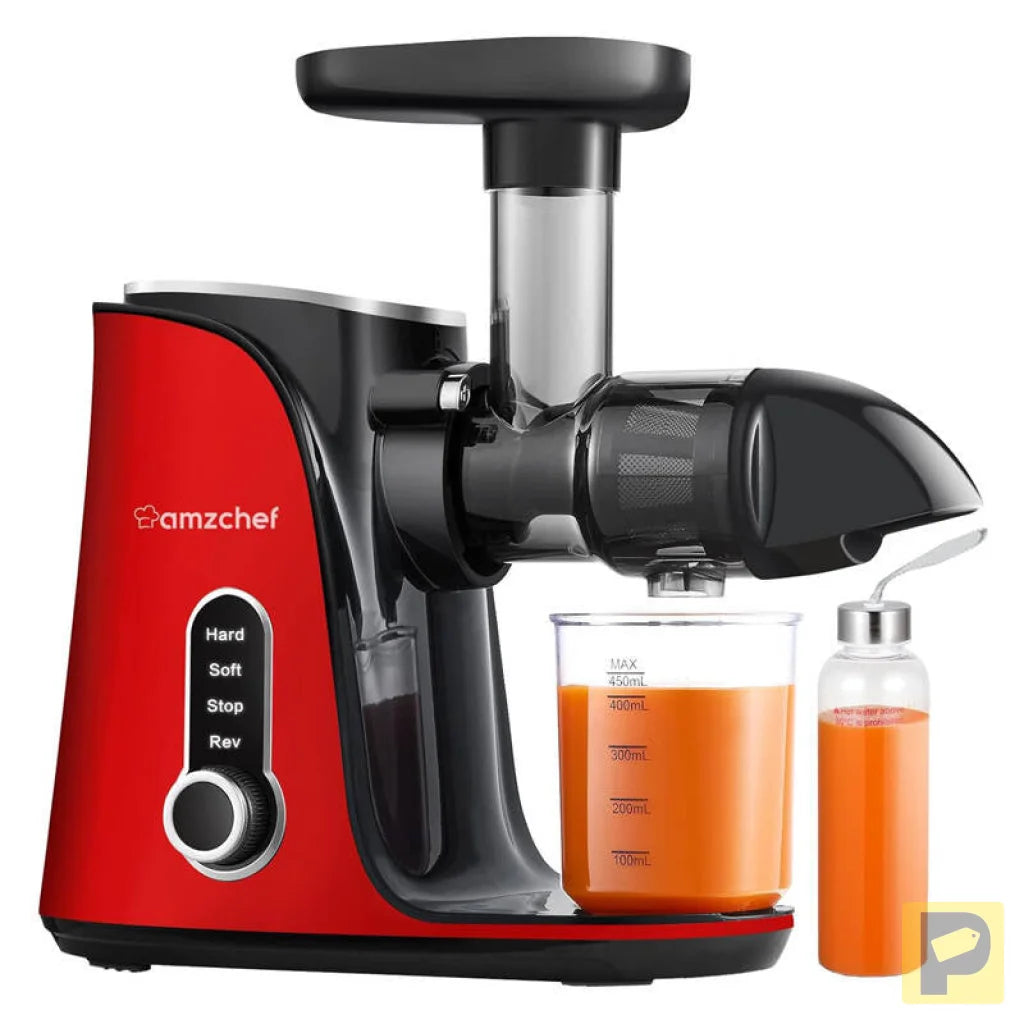 AMZCHEF GM3001-RD slow speed juicer (red)