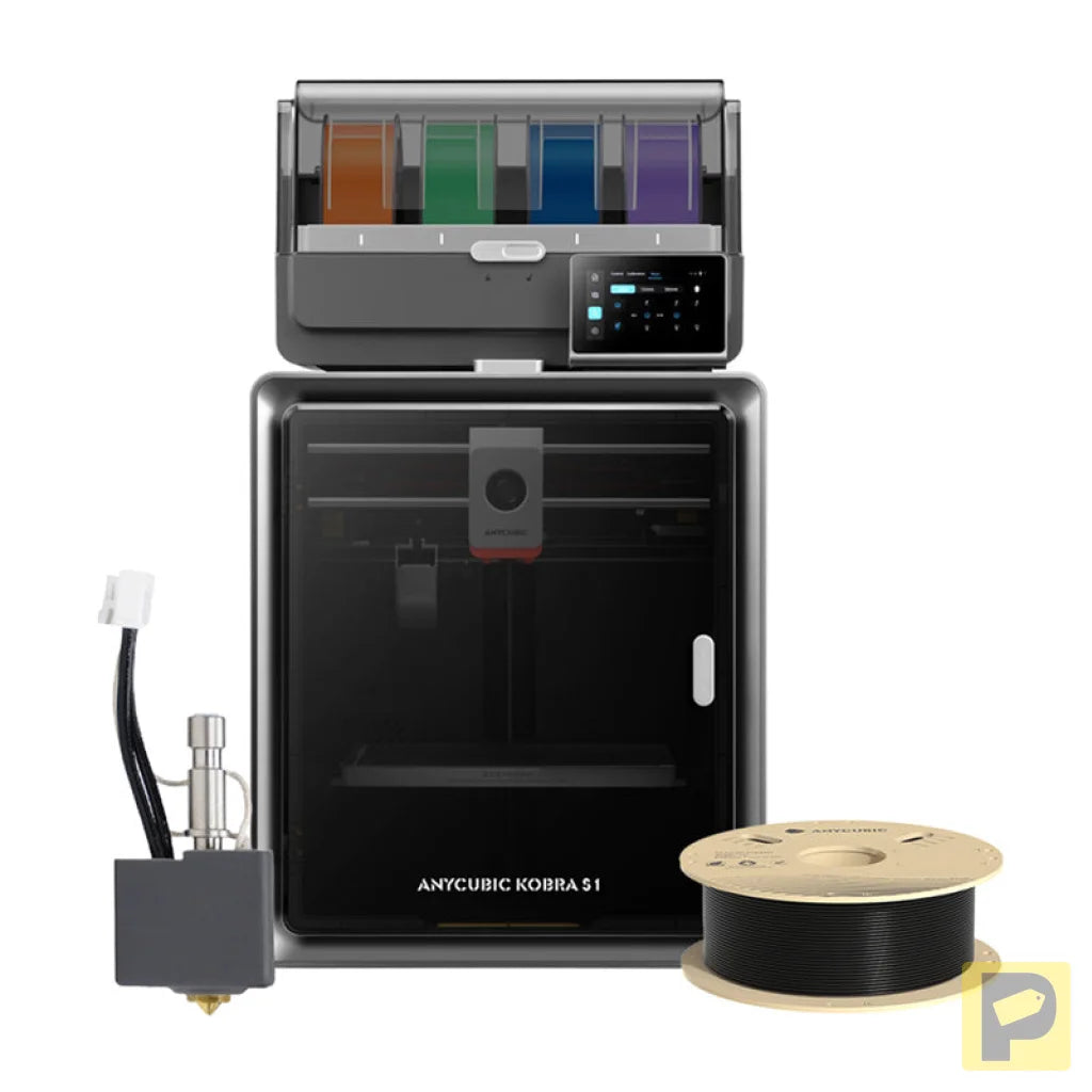 Anycubic Kobra S1 Combo 3D Printer + Hotend + Filament free