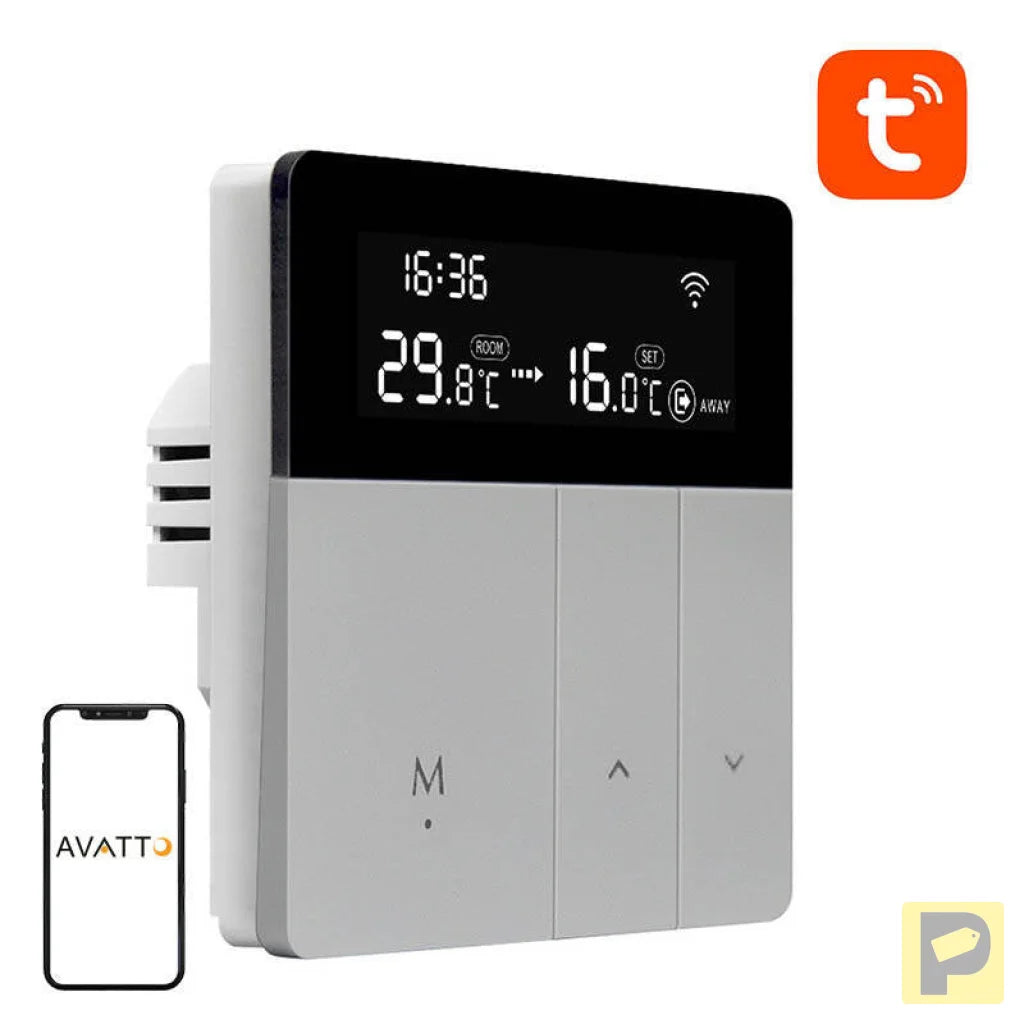 Avatto WT50 3A Wi-Fi smart DHW boiler thermostat TUYA