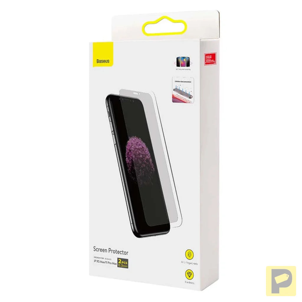 Baseus 0.3mm Screen Protector (2pcs pack) for iPhone XS Max/11 Pro Max 6.5inch