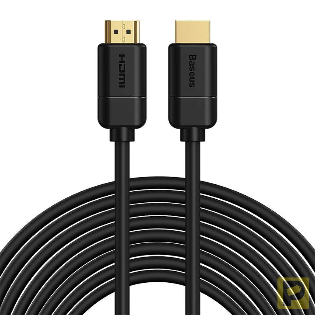 Baseus 2x HDMI 2.0 4K 30Hz Cable, 3D, HDR, 18Gbps, 8m (black)