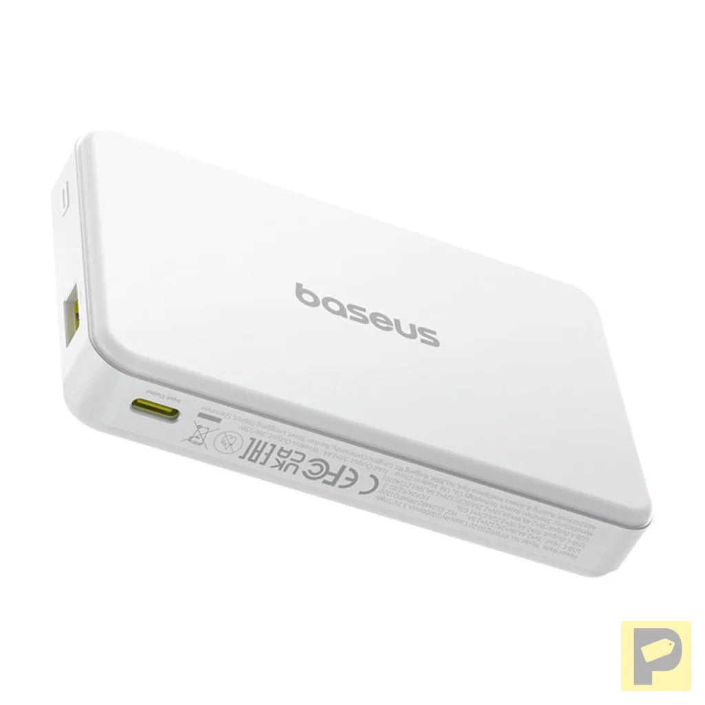 Baseus Airpow2 Qi2 magnetic powerbank 10000mAh 22.5W (white)