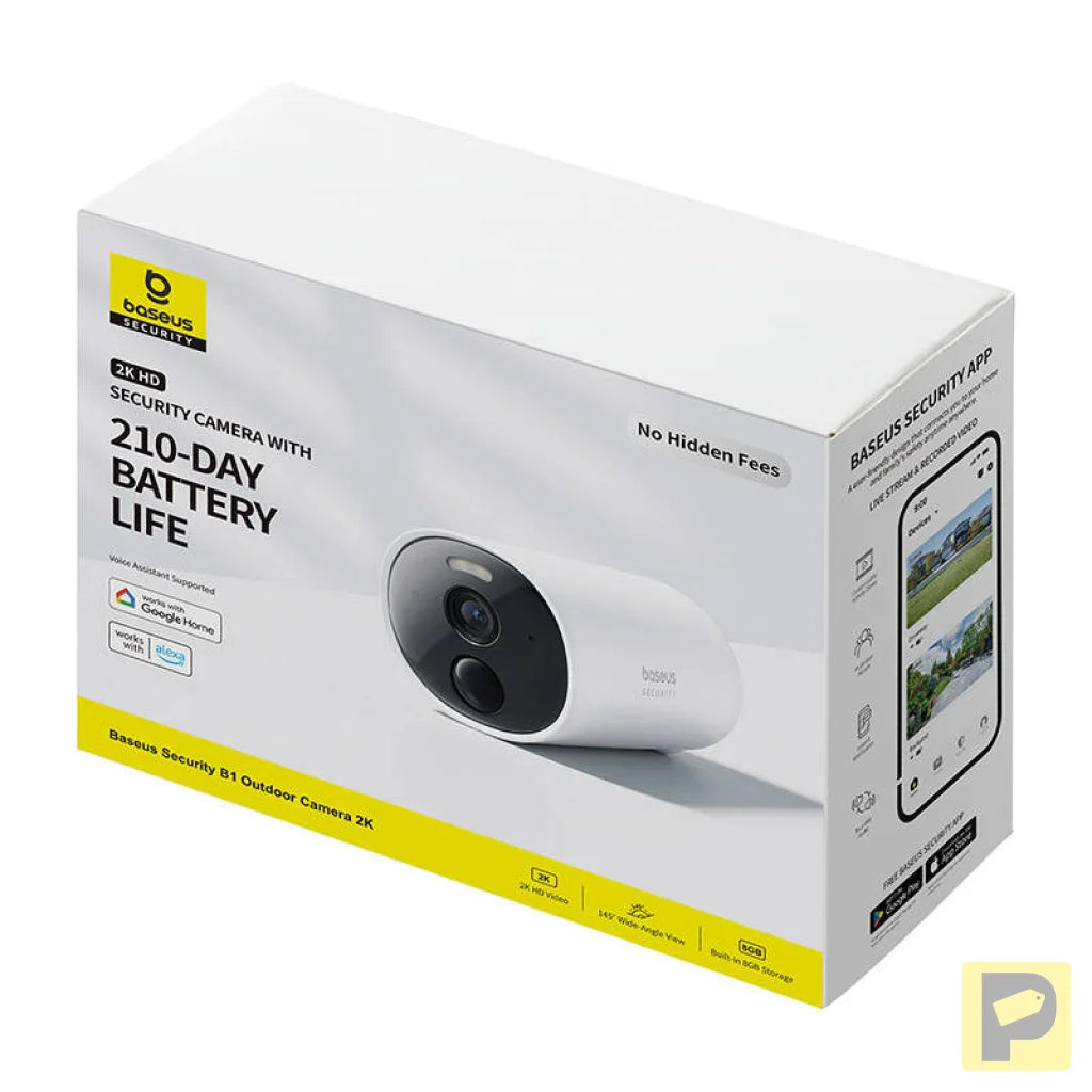Baseus B1 2k Outdoor Camera (White)