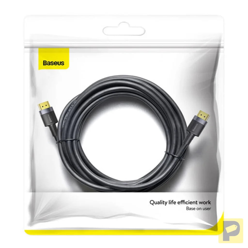 Baseus Cafule 4KHDMI Male To 4KHDMI Male Adapter Cable 5m Black