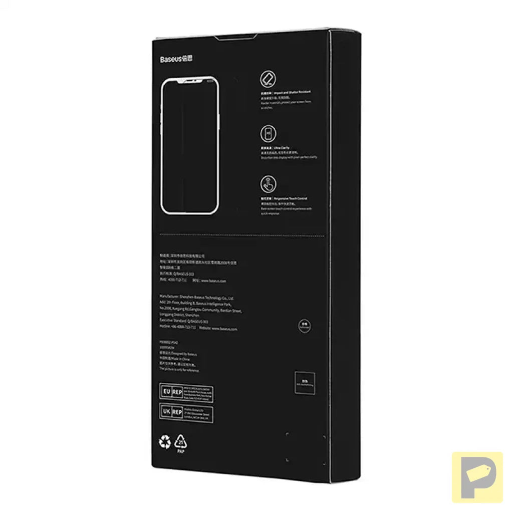 Baseus Crystal Privacy Protection Tempered Glass 0.3mm for iPhone X/XS