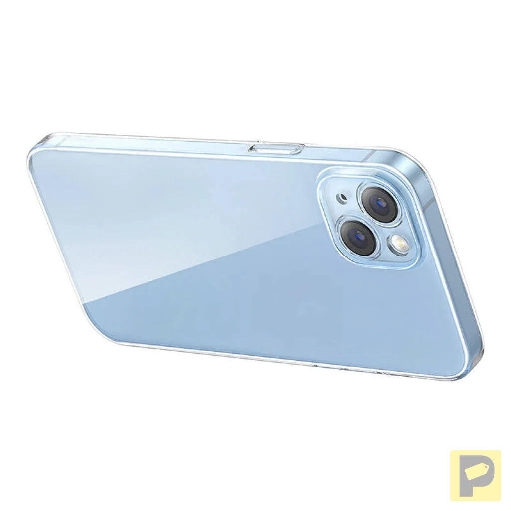 Baseus Crystal Series Case for iPhone 14 Plus + tempered glass