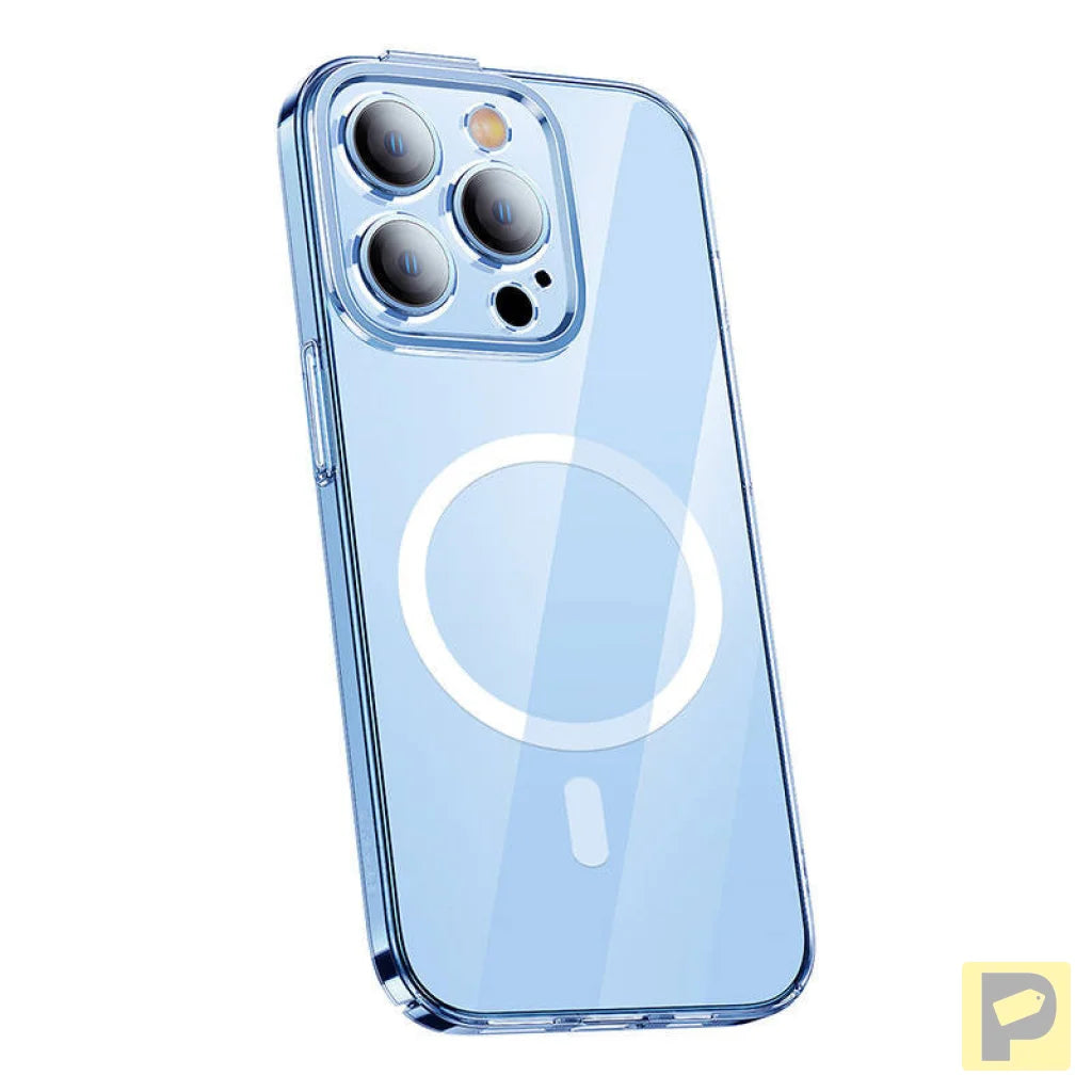 Baseus Crystal Transparent Magnetic Case and Tempered Glass set for iPhone 14 Pro Max