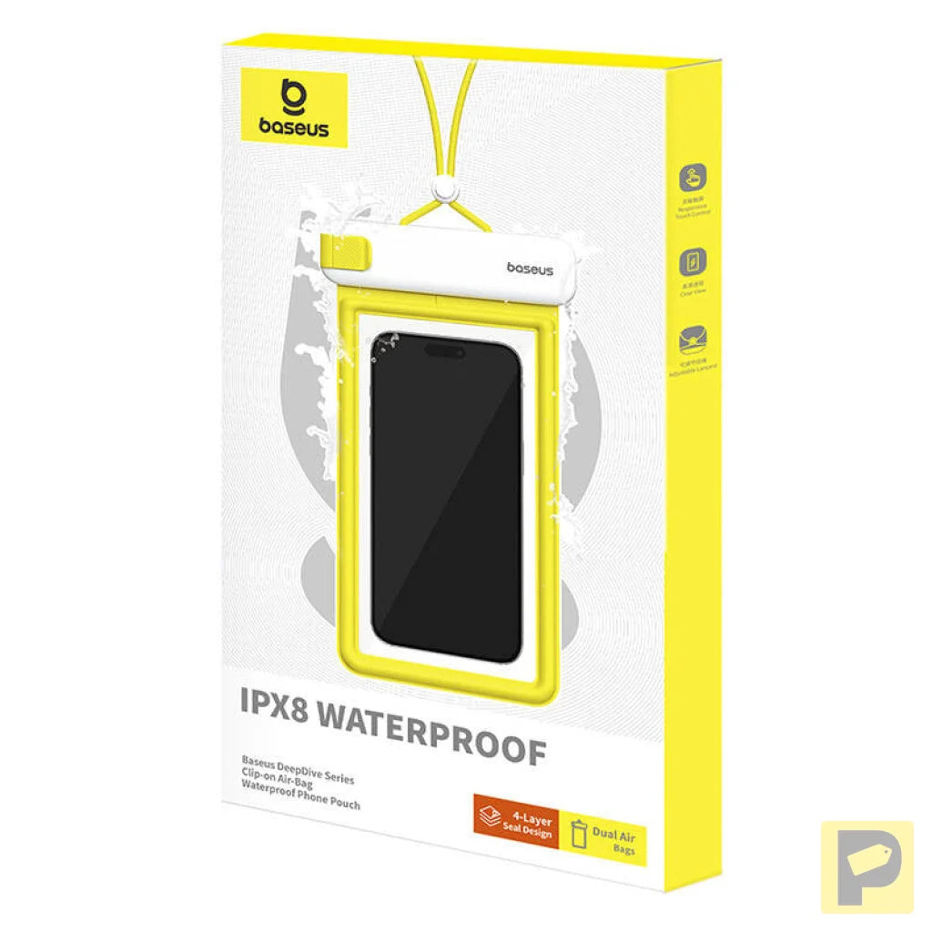 Baseus DeepDive waterproof case (white)