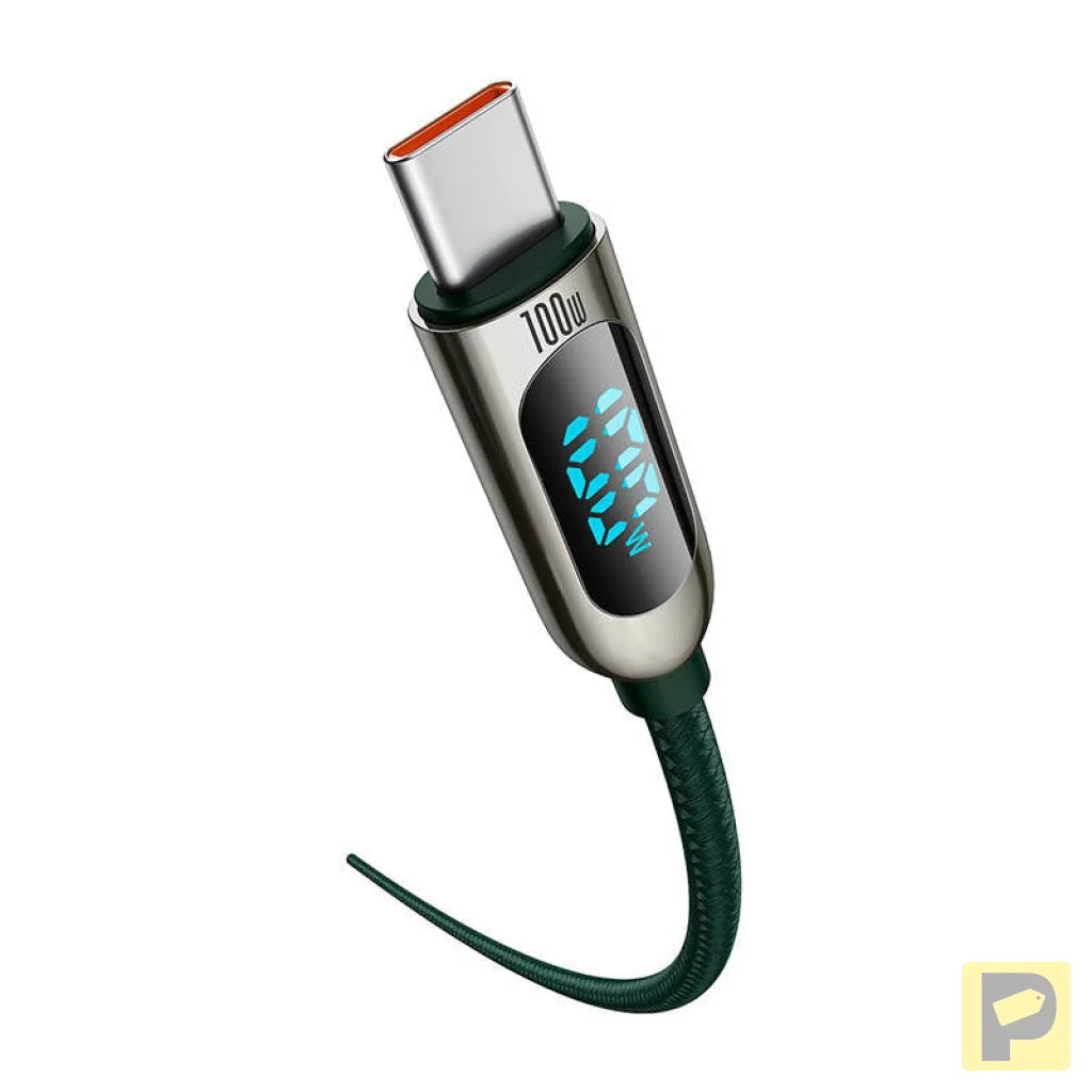 Baseus Display Cable USB-C to USB-C 100W 1m (green)