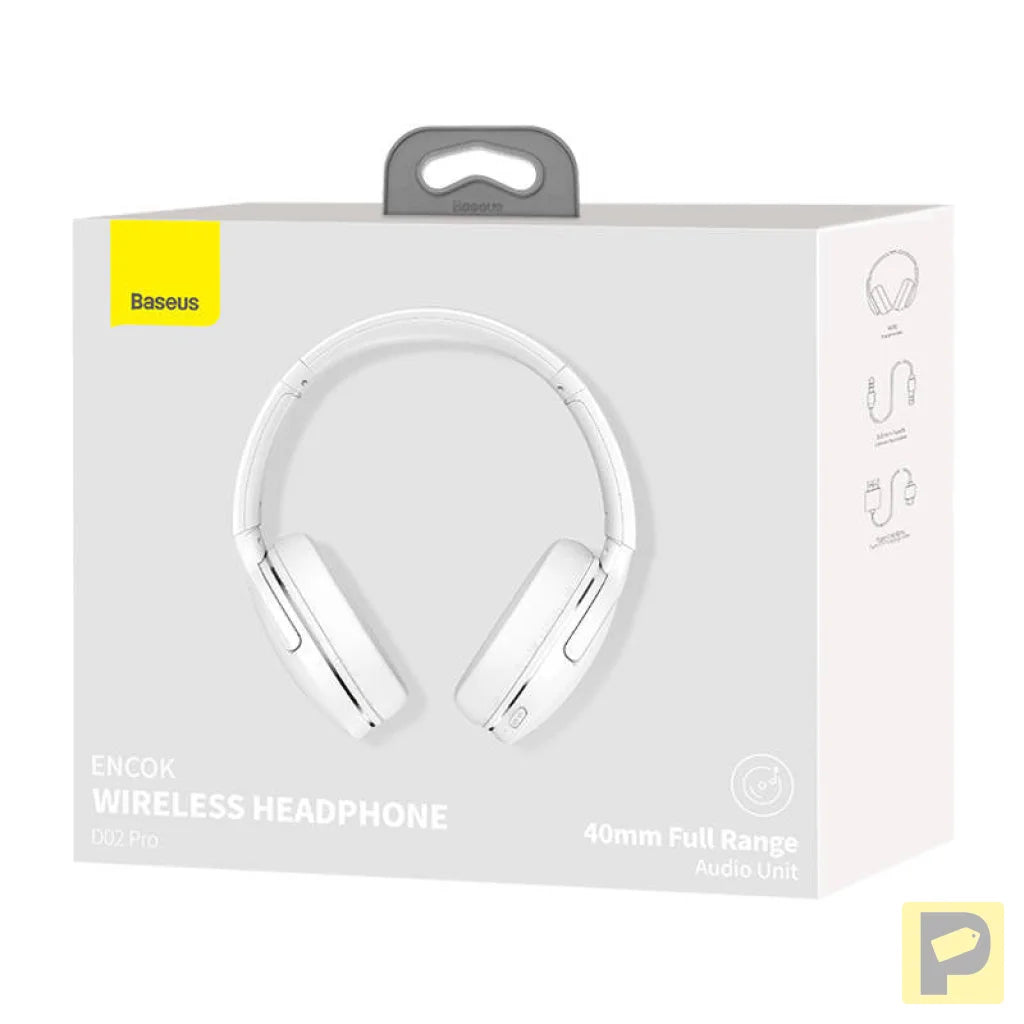 Baseus Encok Wireless headphone D02 Pro (white)