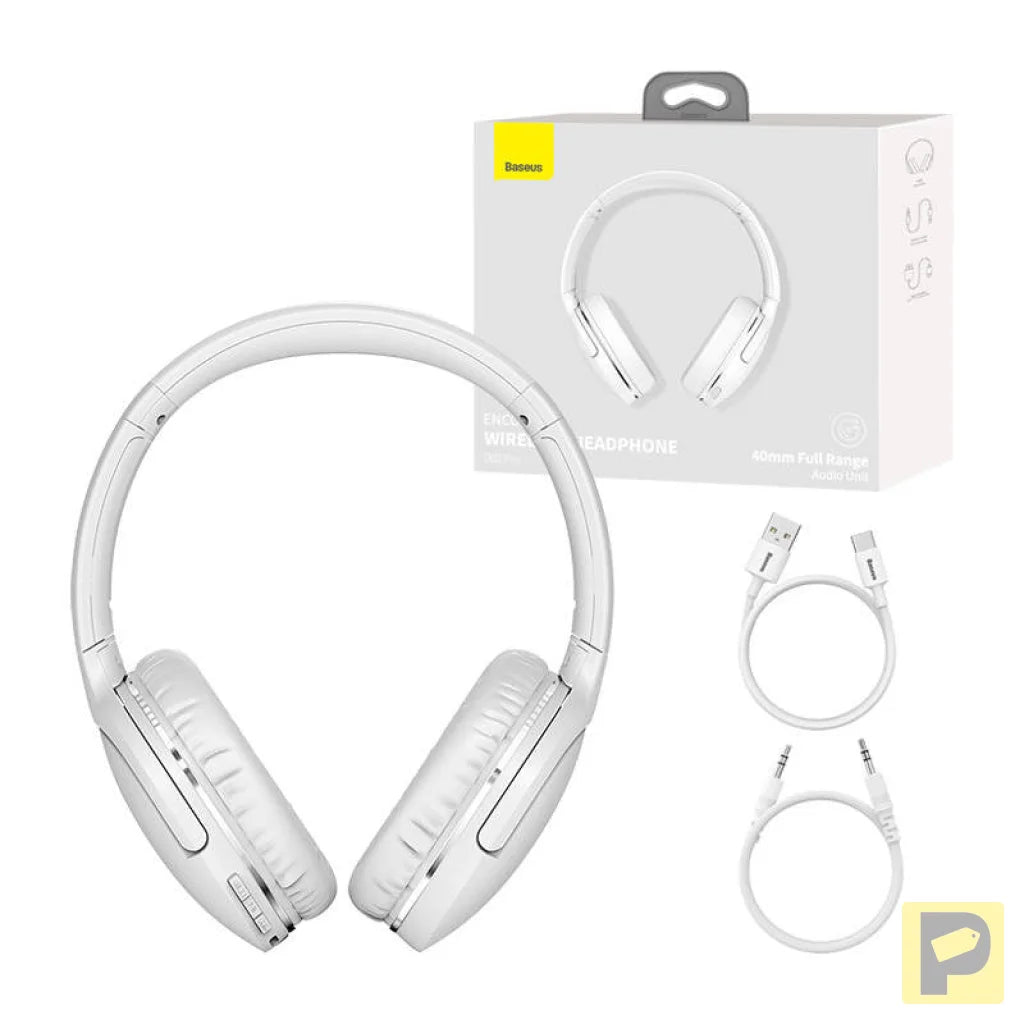 Baseus Encok Wireless headphone D02 Pro (white)