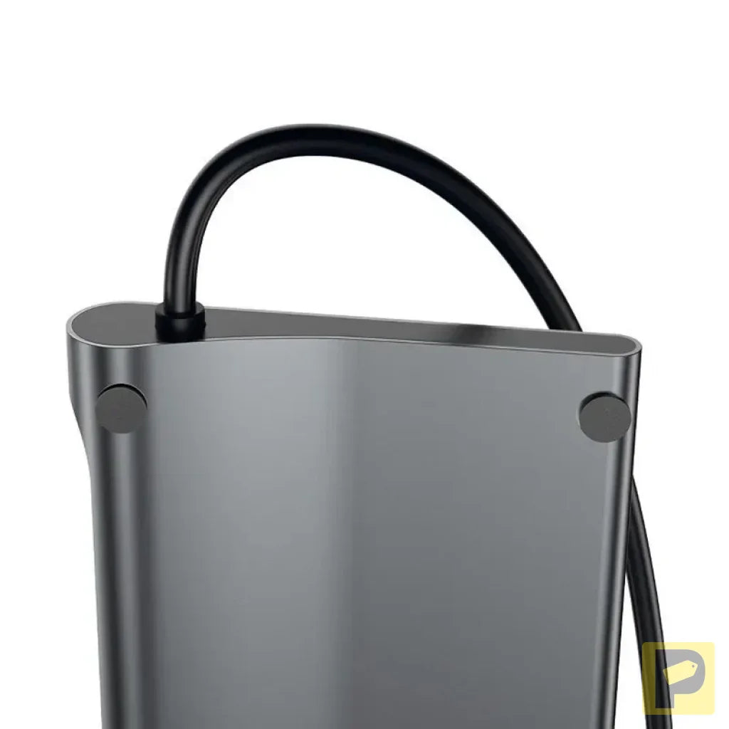 Baseus Enjoyment Series Multi-functional Type-C intelligent HD HUB（PD/HD4K*2/VGA/RJ45/SD/TF/USB*3/Audio*1/Stand)Dark gray