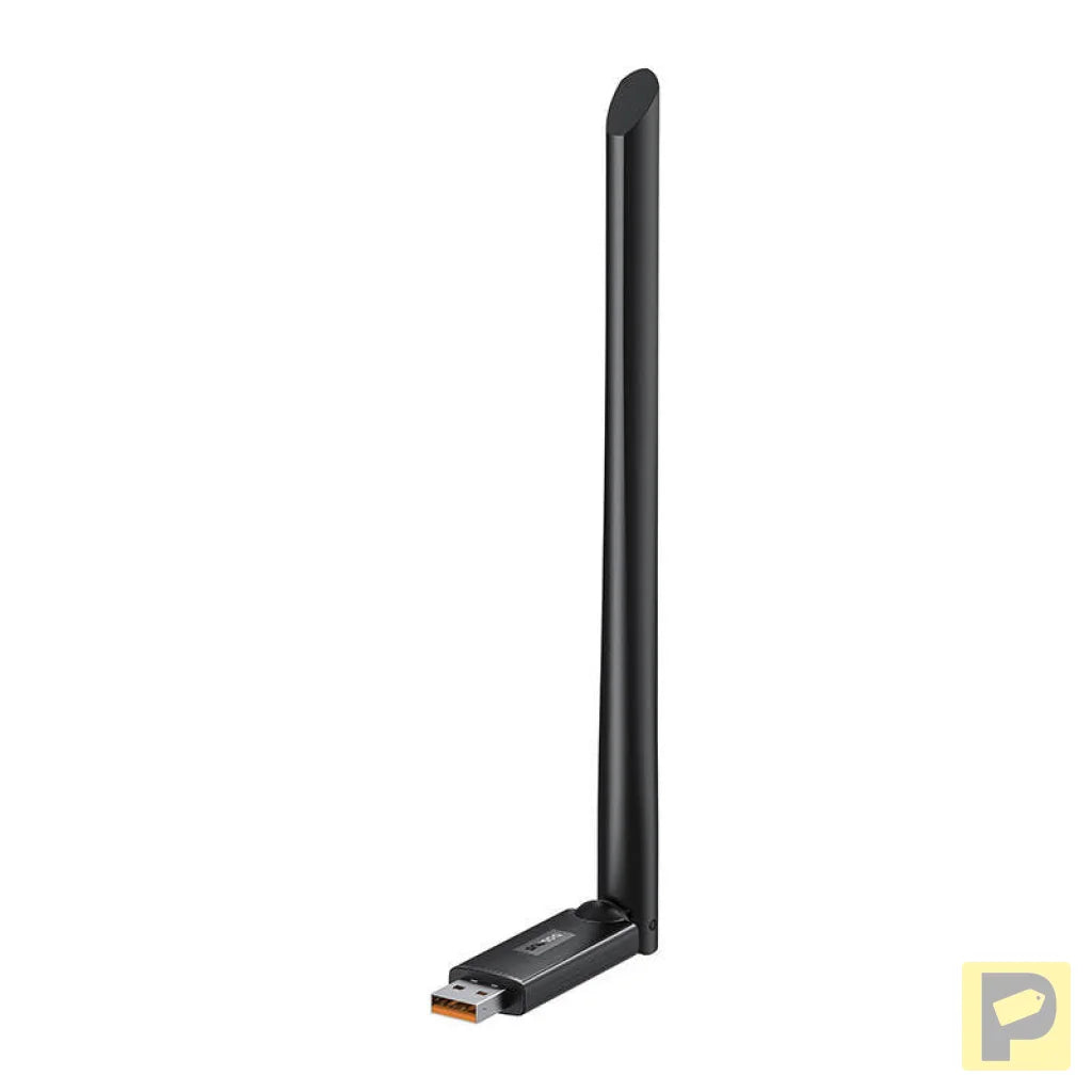 Baseus FastJoy adapter Wi-Fi with antenna, 150Mbps (black)