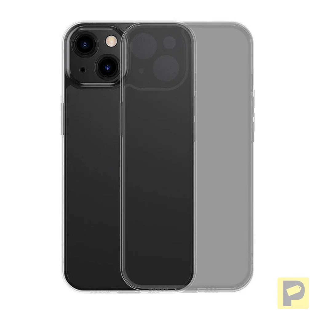 Baseus Frosted Glass Case for iPhone 13 Pro (black) + tempered glass