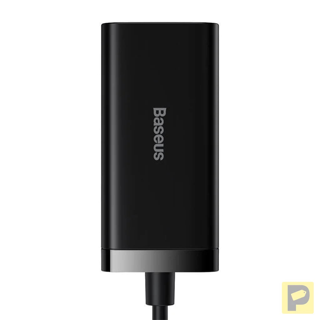 Baseus GaN3 Pro wall charger 2xUSB-C + 2xUSB, 100W (black)