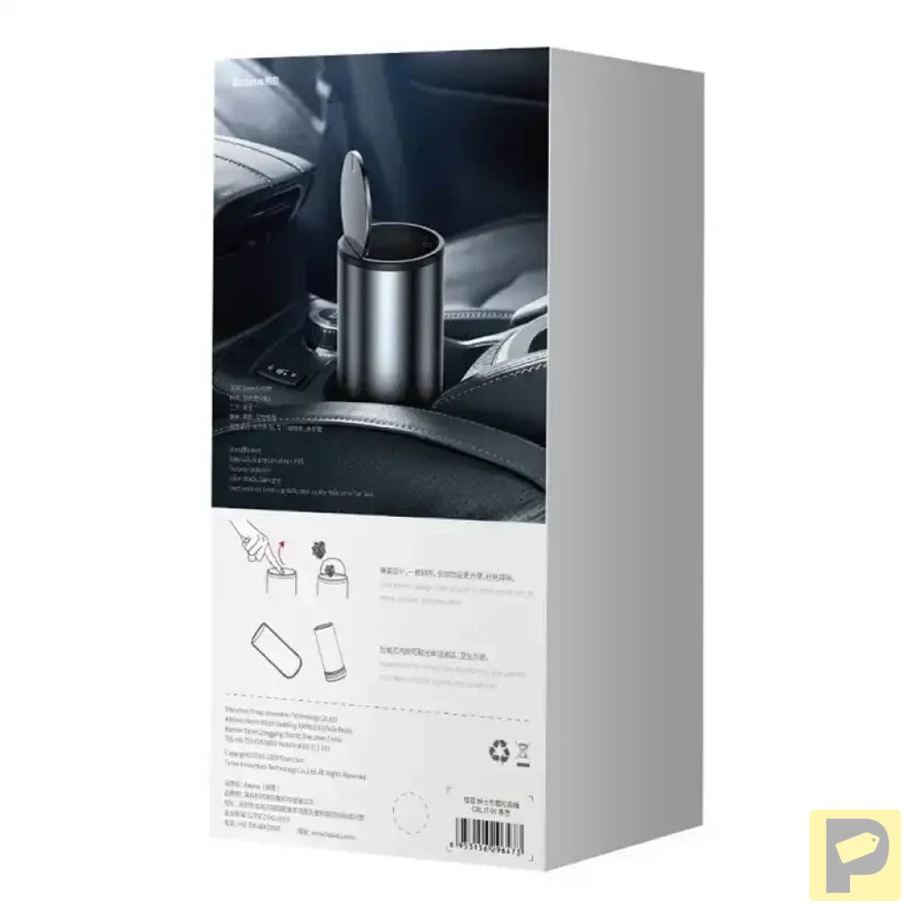 Baseus Gentleman Style Vehicle-mounted Trash Can Black