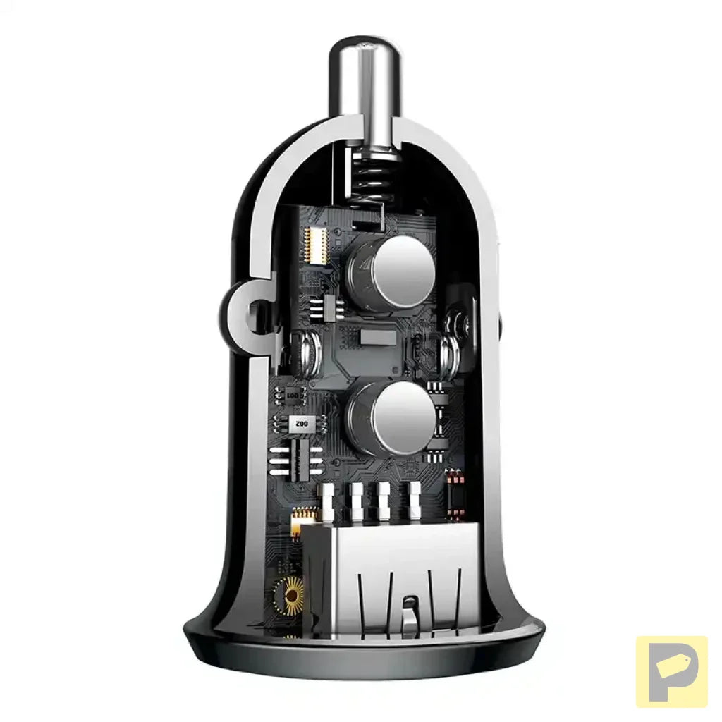 Baseus Grain Pro Car Charger 2x USB 4.8A (black)