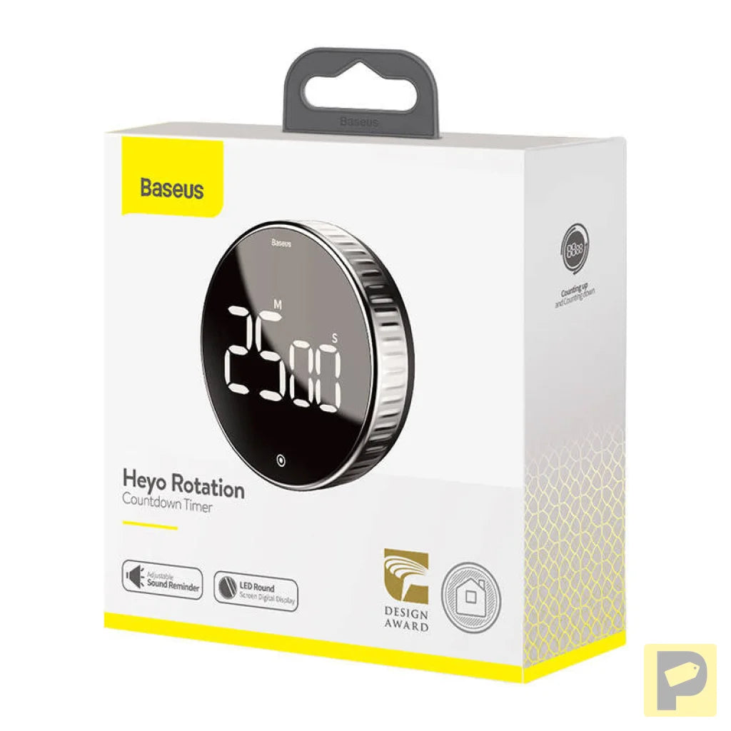 Baseus heyo rotation countdown timer Black