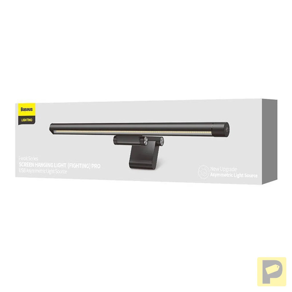 Baseus i-wok Pro series USB stepless dimming screen hanging light (fighting) Black