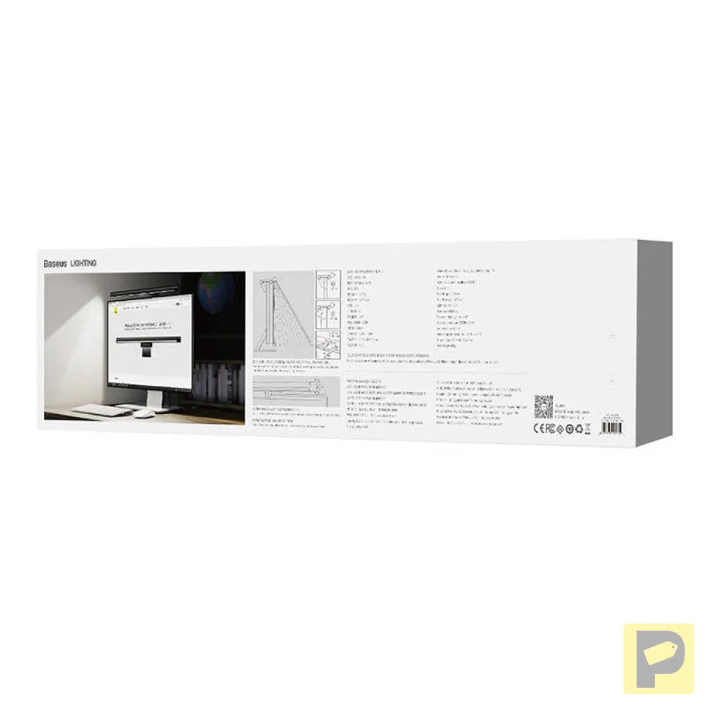 Baseus i-wok Pro series USB stepless dimming screen hanging light (fighting) Black