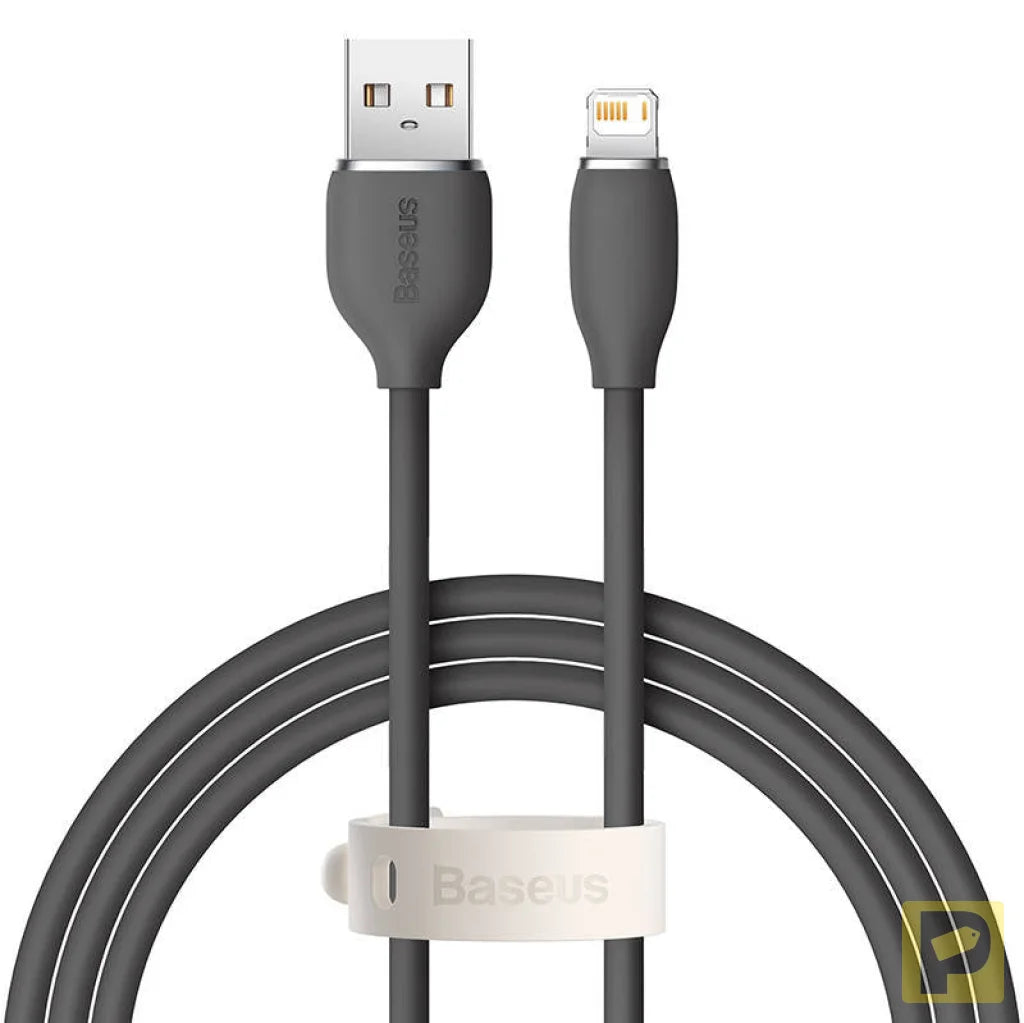 Baseus Jelly  cable USB to Lightning, 2,4A, 1,2m (black)