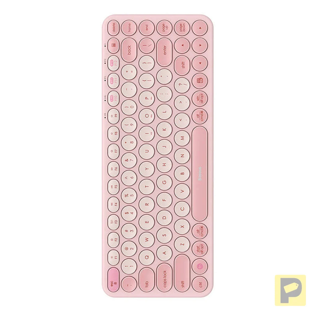 Baseus K01A Wireless Tri-Mode Keyboard Baby Pink