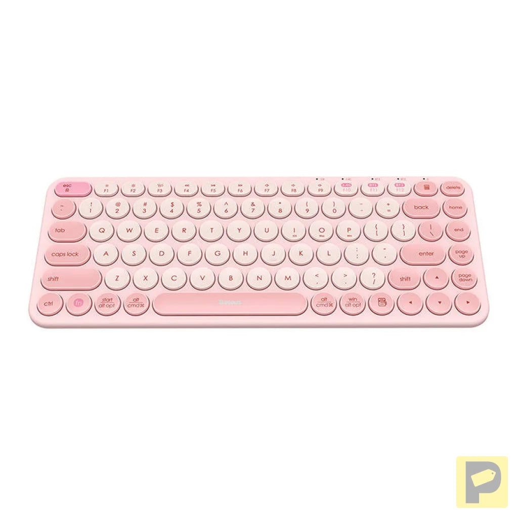 Baseus K01A Wireless Tri-Mode Keyboard Baby Pink