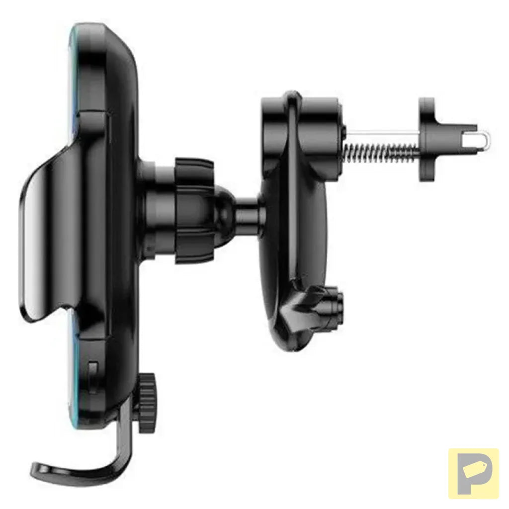 Baseus Light Electric Car Holder with Qi inductive charger (Black)