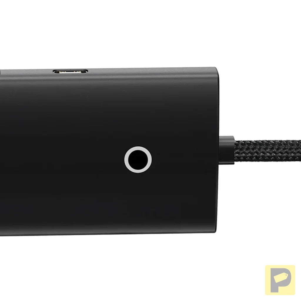 Baseus Lite Series Hub 4in1 USB to 4x USB 3.0, 25cm (Black)