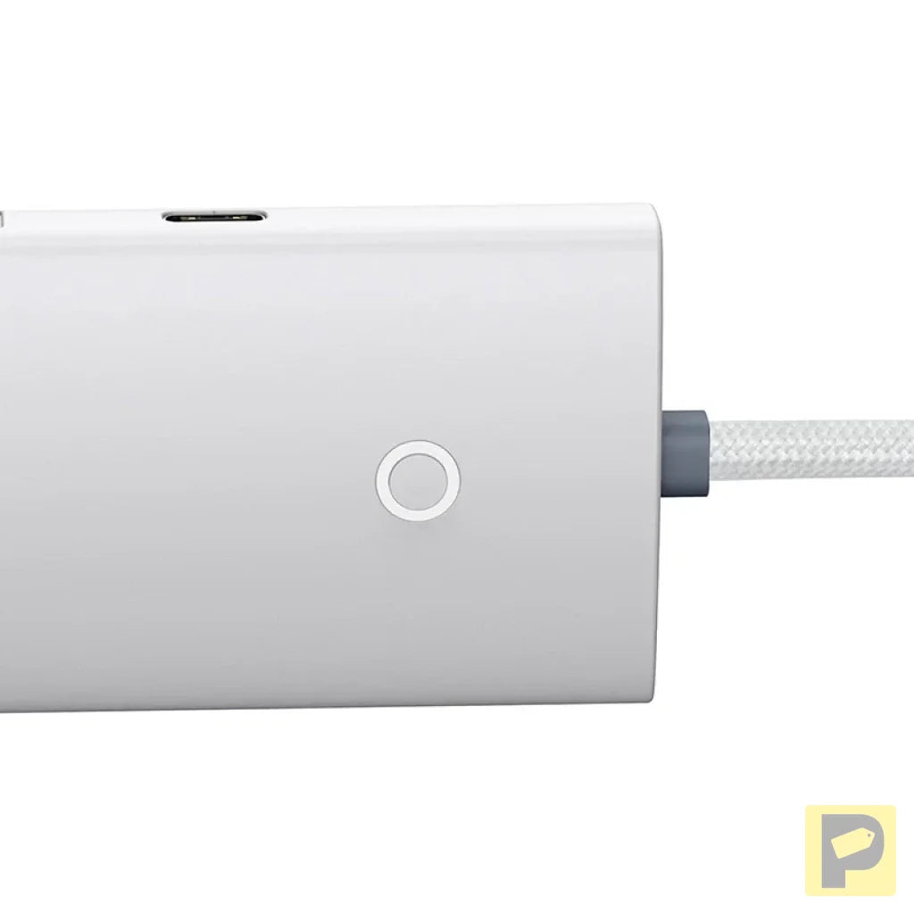 Baseus Lite Series Hub 4in1 USB to 4x USB 3.0, 25cm (White)
