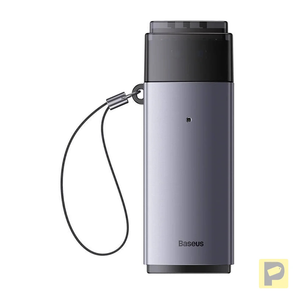 Baseus Lite Series SD/TF memory card reader, USB (gray)