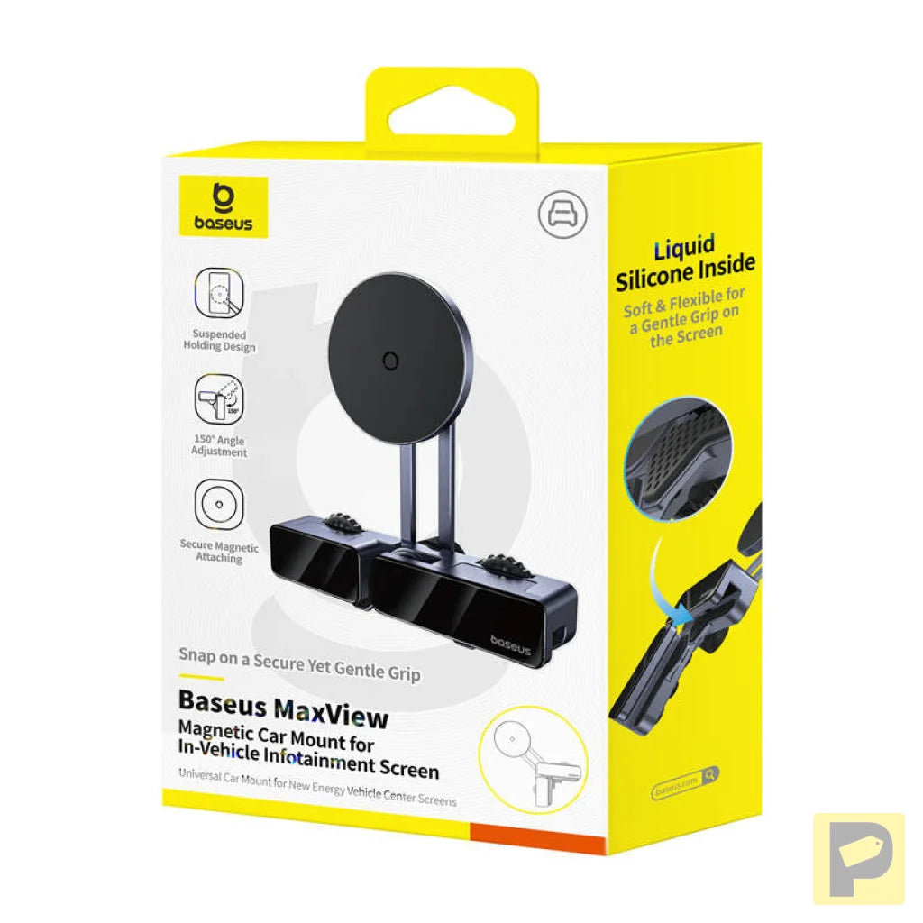 Baseus MaxView magnetic car screen holder (gray)