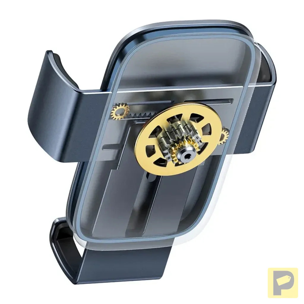 Baseus Metal Age II Gravitational Car Holder on ventilation grid (gray)
