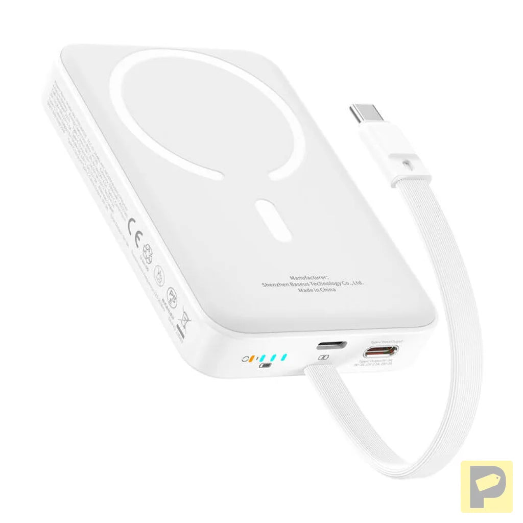 Baseus Mini 10000mAh 30W Magnetic Powerbank (white) Bayern Edition