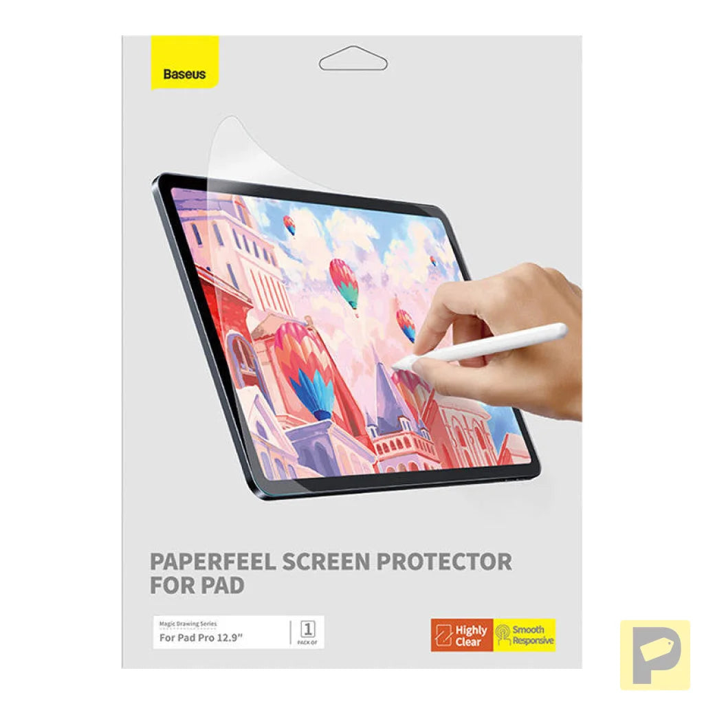 Baseus Paperfeel film For Pad Pro (2018/2020/2021/2022) 12.9″, Clear