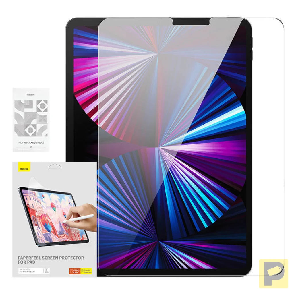 Baseus Paperfeel film For Pad Pro (2018/2020/2021/2022) 12.9″, Clear