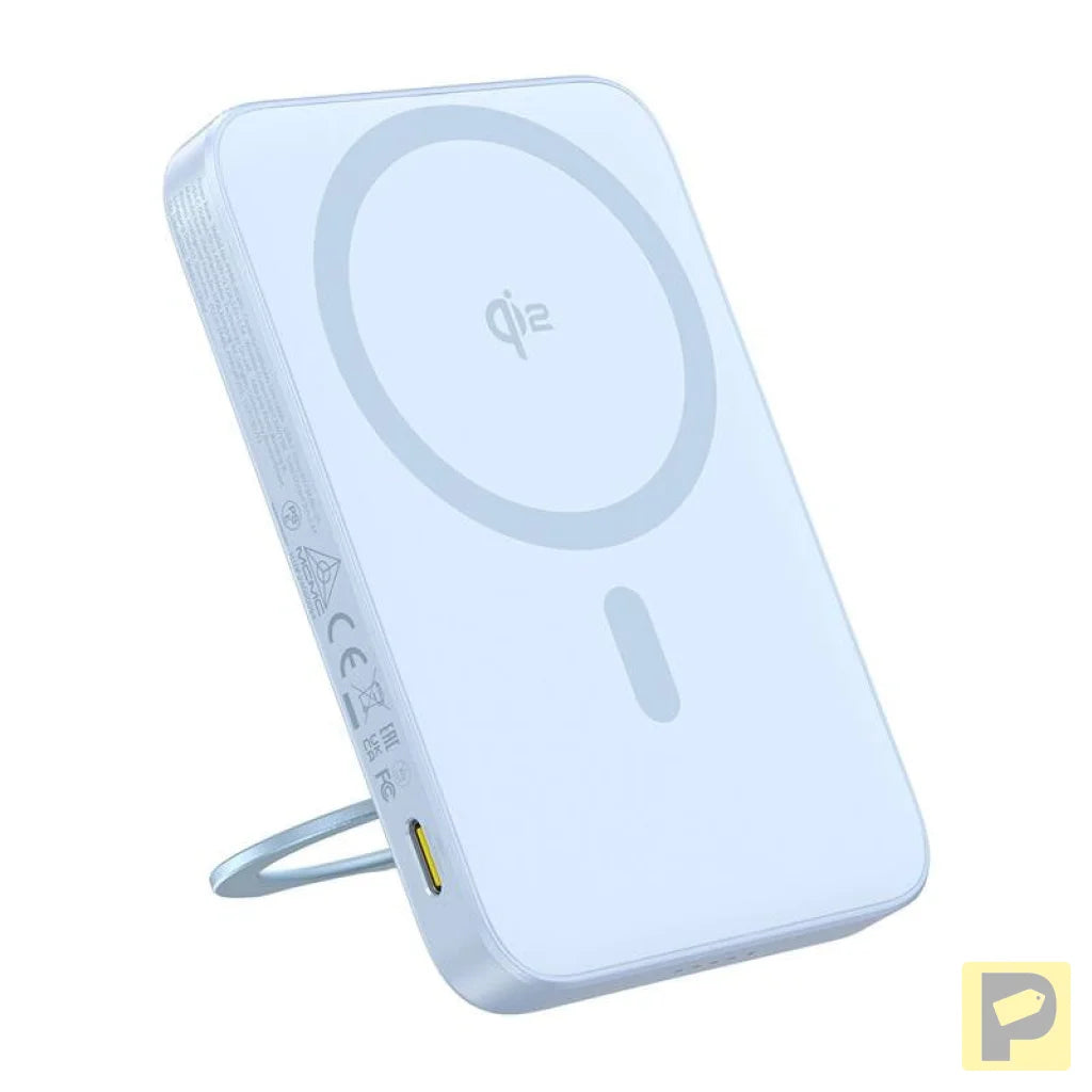 Baseus powerbank with stand PicoGo Qi2 5000mAh 20W (blue)