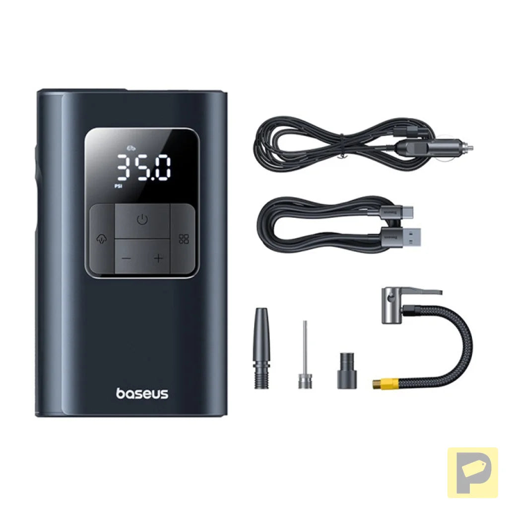 Baseus PrimeTrip VA1 2-in-1 pump with flashlight black