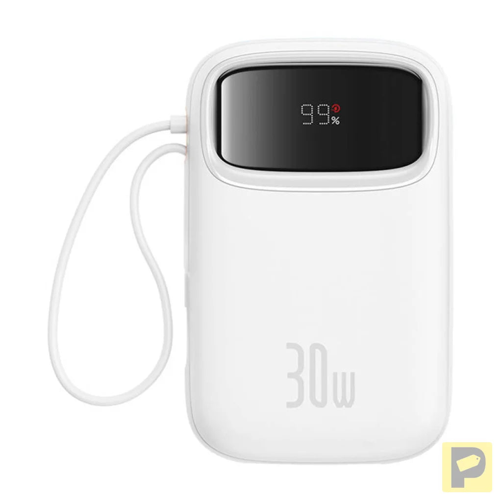 Baseus QPow 2 10000mAh 30W powerbank (white)
