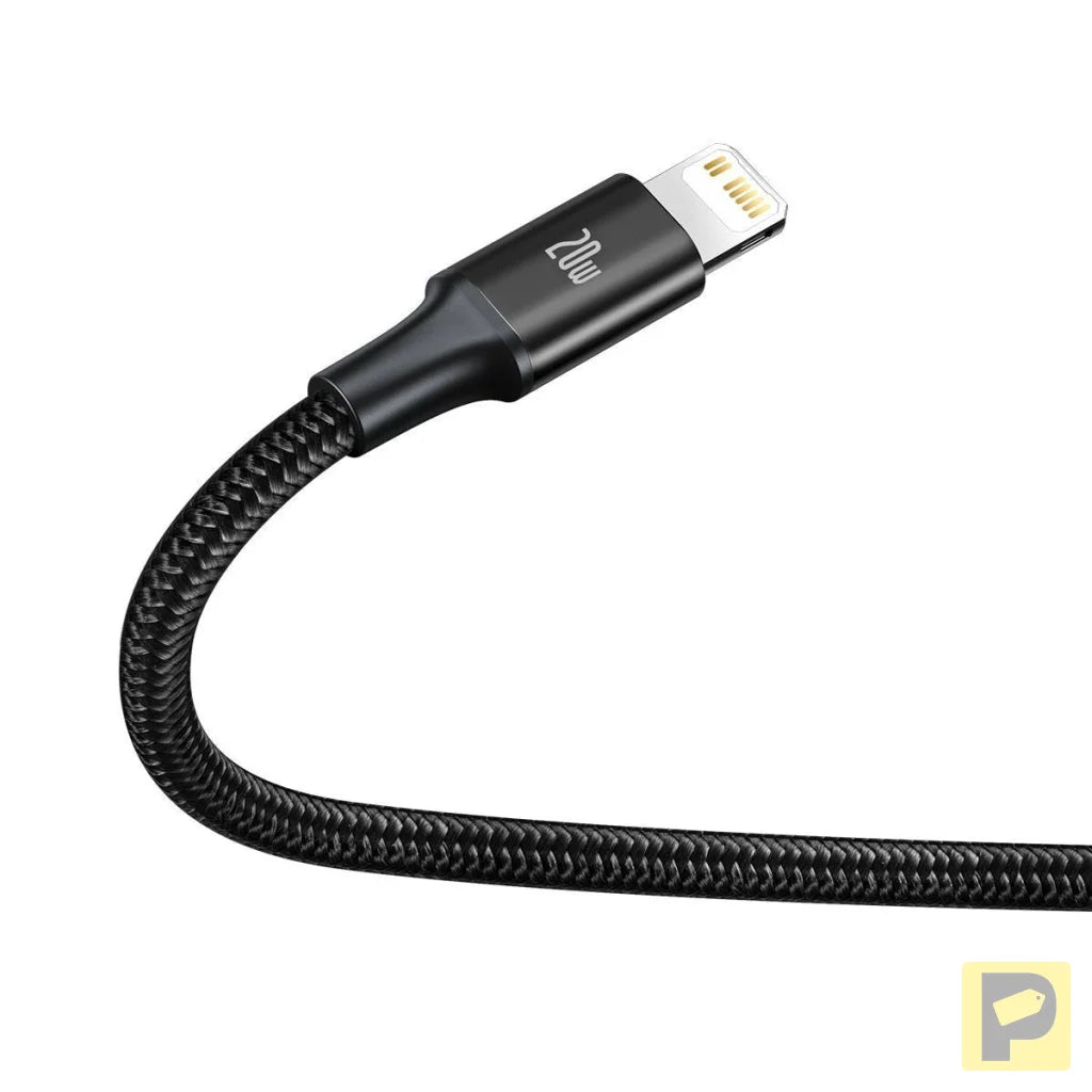 Baseus Rapid Series 3-in-1 cable USB-C For M+L+T 20W 1.5m Black