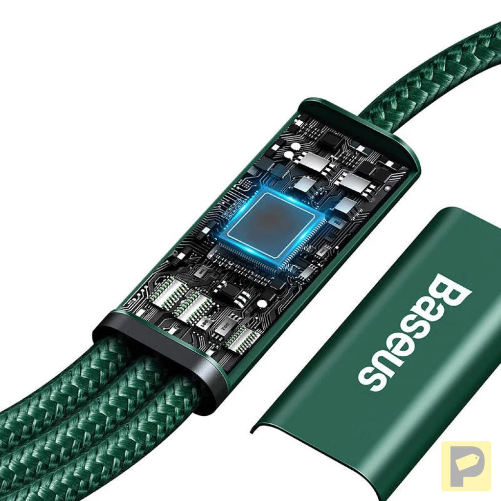 Baseus Rapid Series 3-in-1 cable USB-C For M+L+T 20W 1.5m (Green )