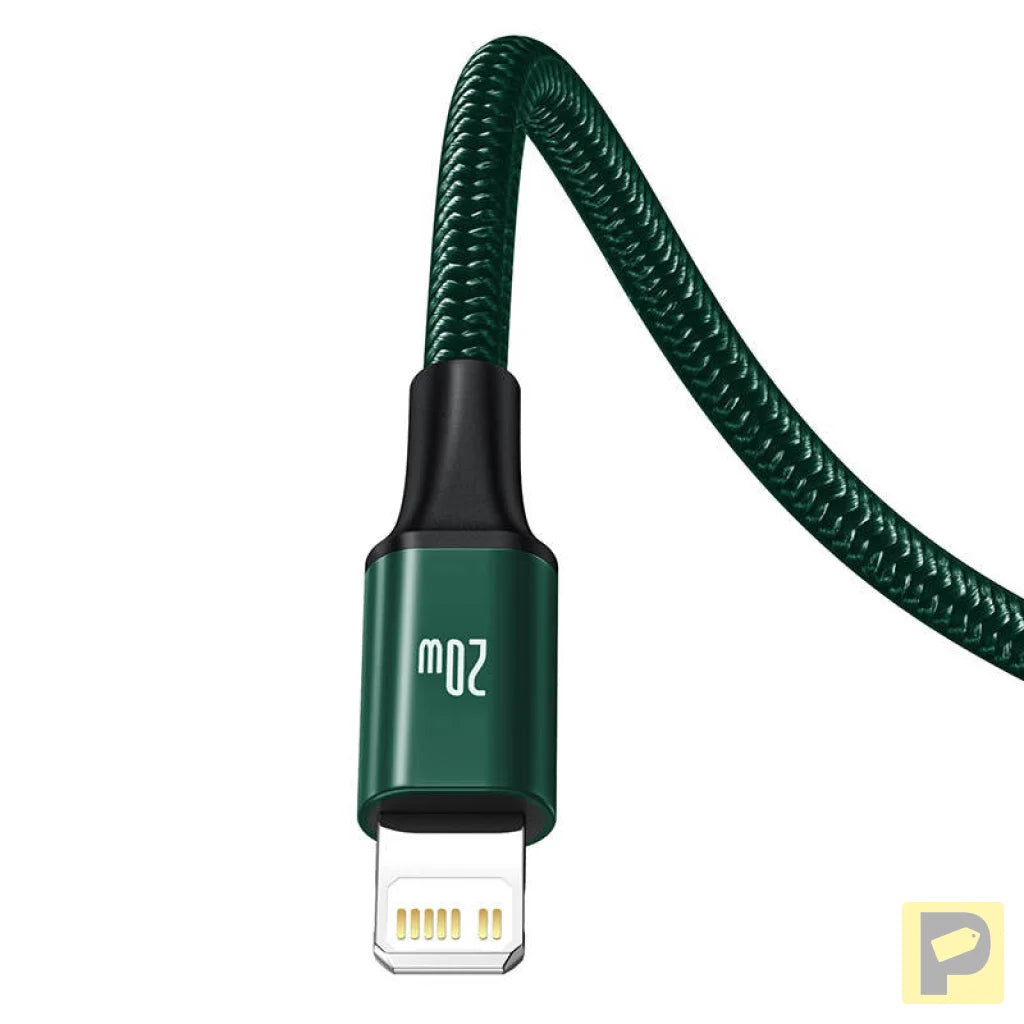 Baseus Rapid Series 3-in-1 cable USB-C For M+L+T 20W 1.5m (Green )