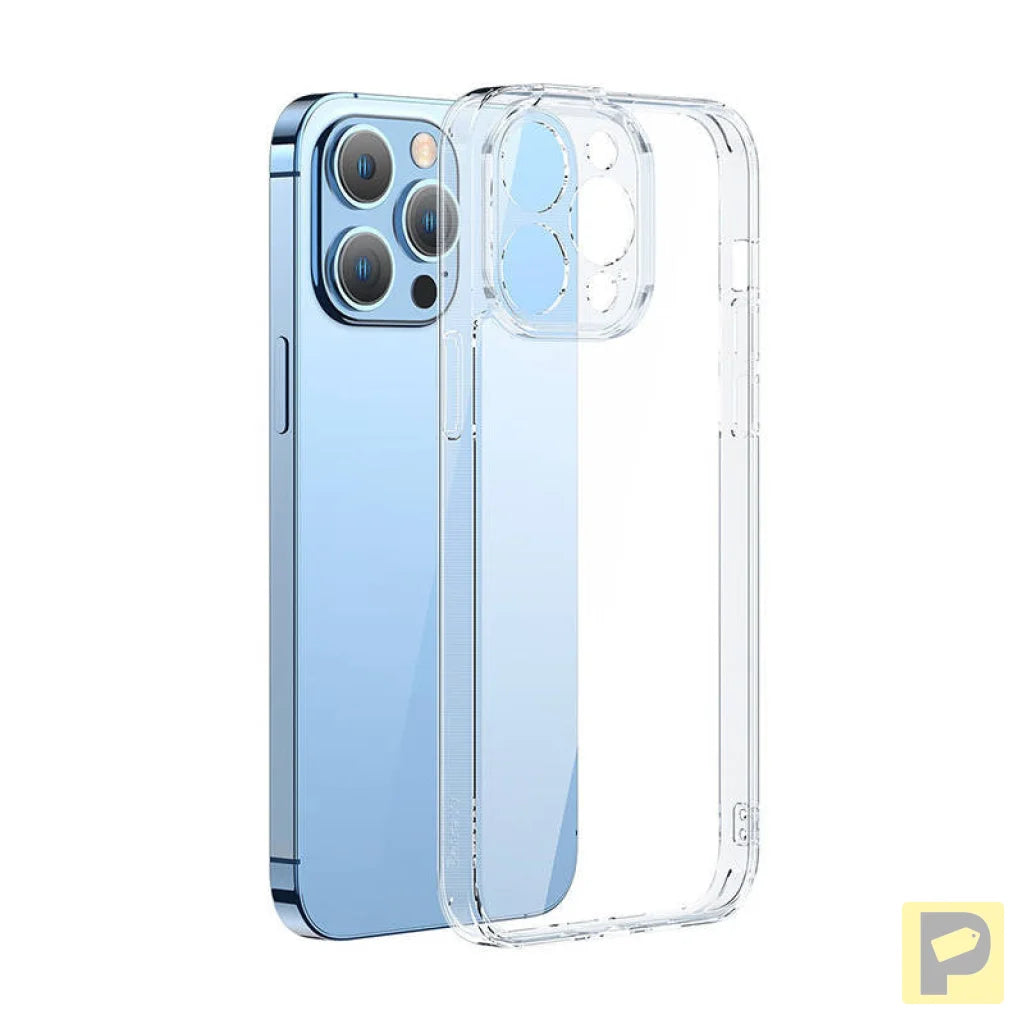 Baseus SuperCeramic Transparent Glass Case and Tempered Glass set for iPhone 14 Plus