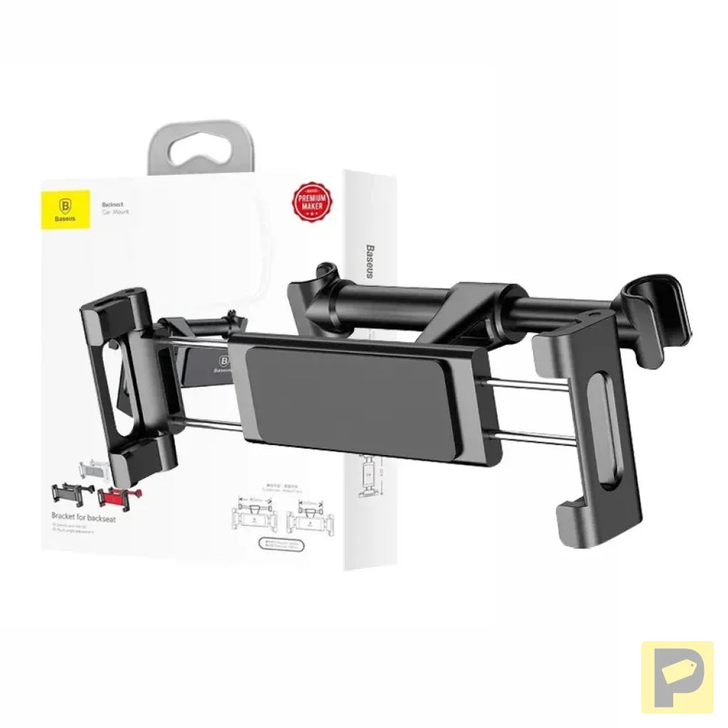 Baseus tablet holder for car headrest (black)
