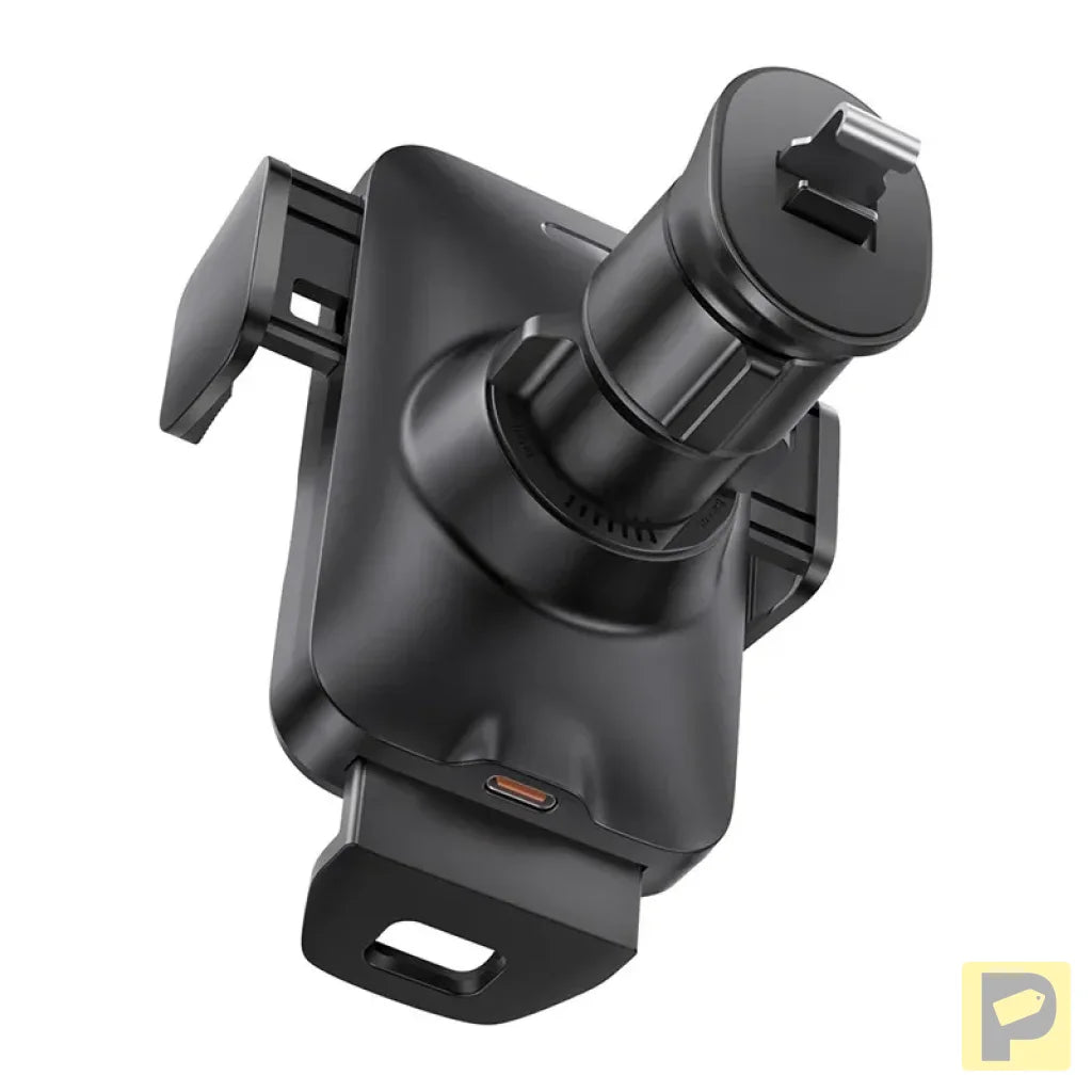 Baseus Wisdom Wireless Charging Air vent Electric Car Phone Holder (black)