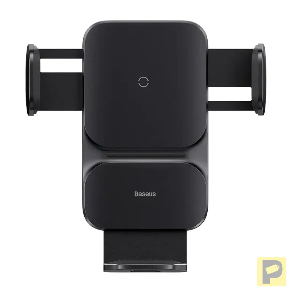Baseus Wisdom Wireless Charging Air vent Electric Car Phone Holder (black)