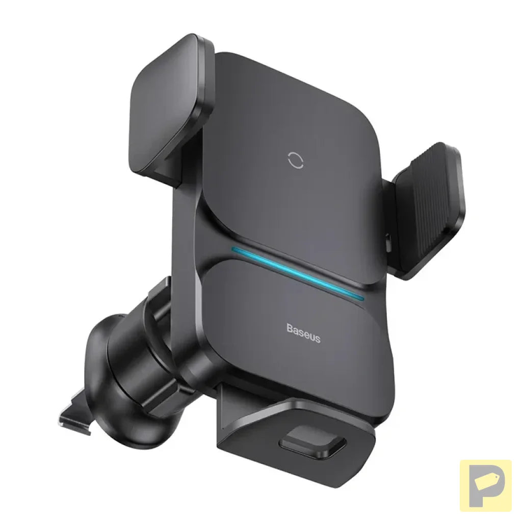 Baseus Wisdom Wireless Charging Air vent Electric Car Phone Holder (black)