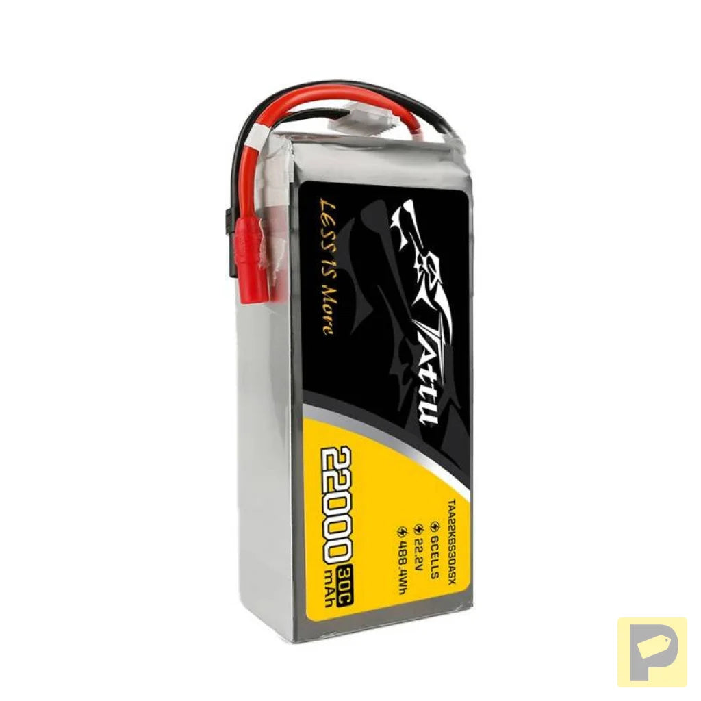 Battery Tattu 22000mAh 22.2V 30C 6S1P LiPo AS150+XT150